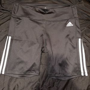 Woman’s adidas aeroready high waist bike shorts